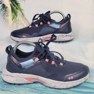 Ryka Switchback Sneakers Shoes Active Blue Walking Fabric Lace Up Womens 6M